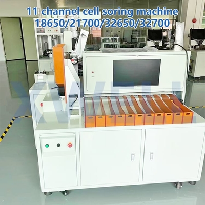 11 Kanallı Silindirik Hücre Ayırma Makinesi 80PPM Dokunmatik Ekran Sıralayıcı Pil Seçici