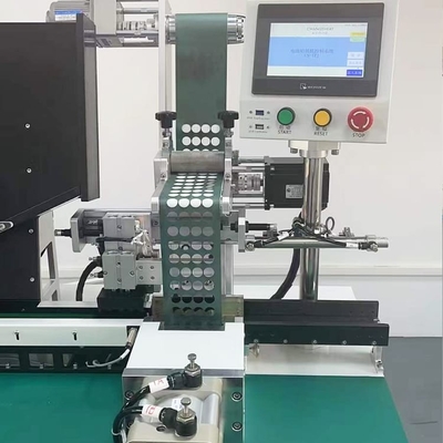 Otomatik Silindirik Hücre Pil Doldurma Makinesi 220V Pil Kağıt Yapıştırma Makinesi