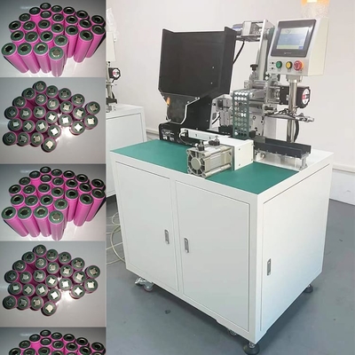 Otomatik Silindirik Hücre Pil Doldurma Makinesi 220V Pil Kağıt Yapıştırma Makinesi