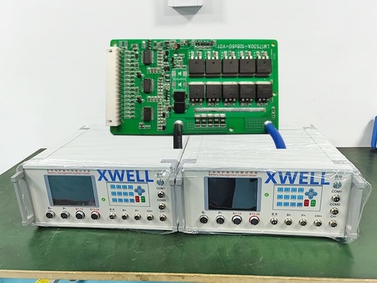 1-24S BMS Test Cihazı Lifepo4 Pil BMS Sistemi Elektrikli Araç PCB Kart Test Makinesi Pil Paketi için