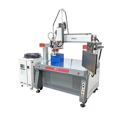 Gantry Lityum Bataryası Lazer Kaynak Makinesi 2000W 4 eksen