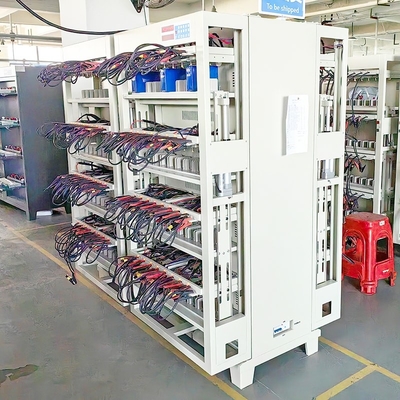 64 Kanal 5V 100A Prismatik hücre için pil hücresi kapasitesi sınıflandırma makinesi