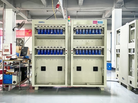 100A 64 Kanallı Prismatik Hücre Sınıflandırma Makinesi Pil Paketi Serbestleme Denetleyicisi Ekipmanı
