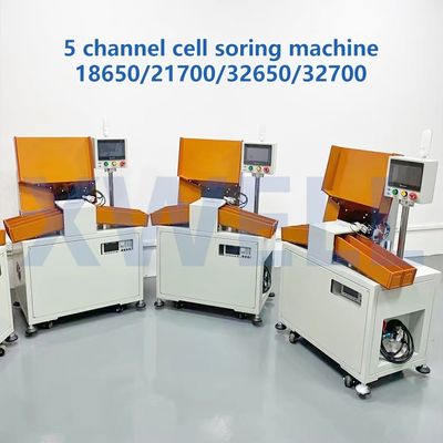 İyi fiyat Silindirik Lityum Piller İçin 5 Kanallı Otomatik Ayırma Makinesi LCD Ekranı çevrimiçi