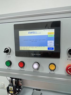 İyi fiyat Silindirik Pil Paketi Nikel Şerit İçin Tek Taraflı Otomatik Nokta Kaynak Makinesi online