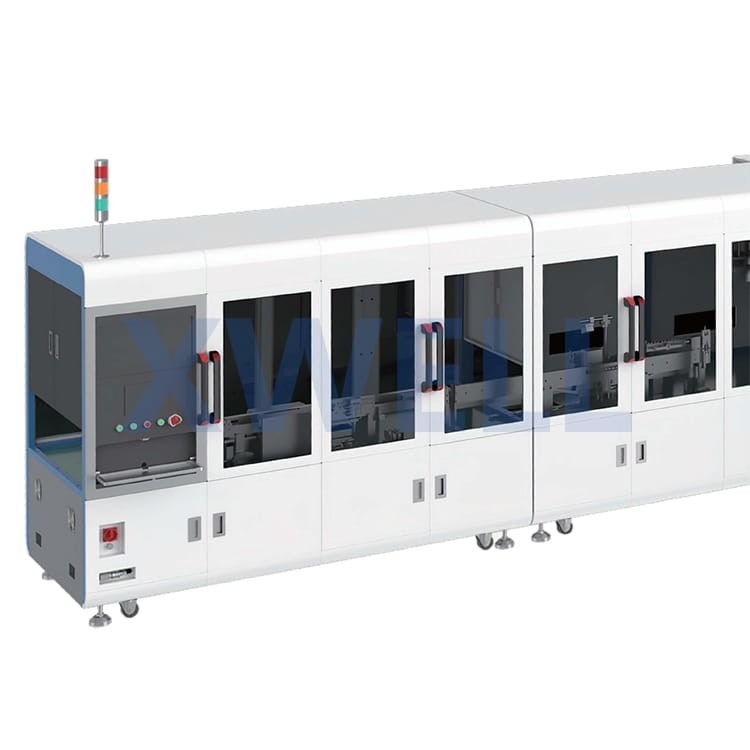 18650 21700 32650 4680 Hücre için Tam Otomatik Silindirik Pil Paketi Üretim Hattı