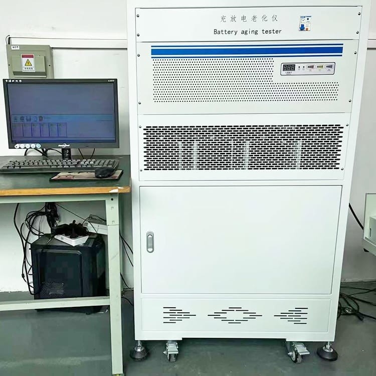 100V Pil Paketi Yaşlanma Makinesi 20A Şarj 40A Lityum Pil Paketi İçin Boşaltma