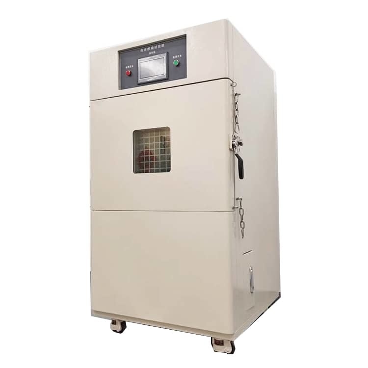SUS 304 Laboratuvar Pil Güvenliği Test Ekipmanı Pil Yanma Yanma Test Makinesi