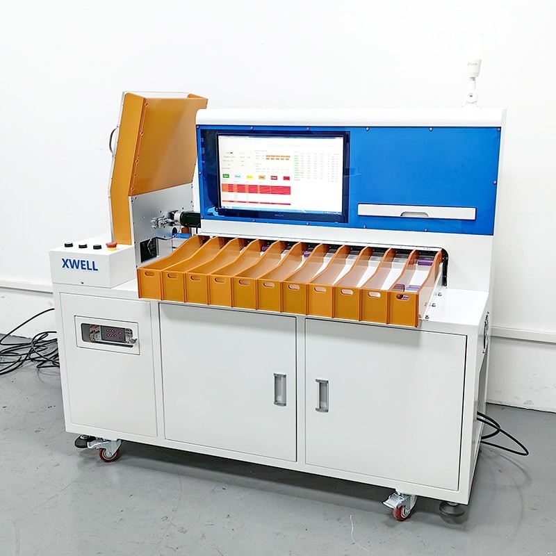 18650 26650 32650 21700 Lityum İyon Pil Hücresi Test Sortör Sıralama / Sınıflandırma Makinesi
