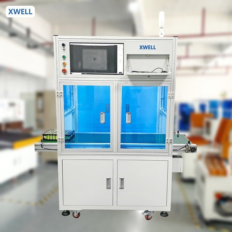 Bataryanın pozitif ve negatif kutuplarını test etmek için CCD görsel denetim ekipmanları