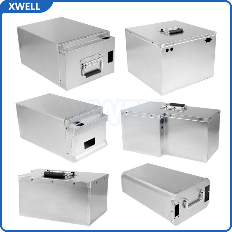 72V 60V 48V Paslanmaz Çelik Pil Değiştirme İstasyonu Kutusu Sodyum İyon Pil Kutusu Paketi