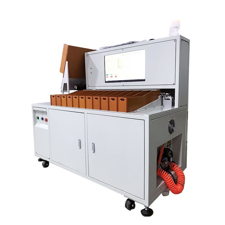 Silindirik Hücre Montajı için Lityum İyon Pil Hücre Ayırma Makinesi 80PPM