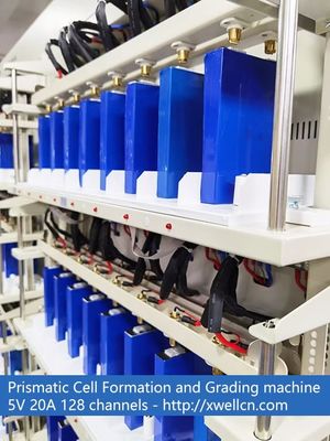 İyi fiyat Prizmatik Hücre için 128 Kanal 5V 6A 10A 20A Pil Hücresi Kapasite Derecelendirme Makinesi çevrimiçi