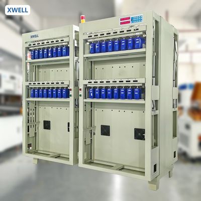 İyi fiyat XWELL XW-5V100A32CH Geniş Uyumluluk Prizmatik Pil Oluşturma ve Kapasite Derecelendirme Makinesi online