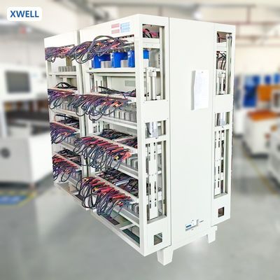 İyi fiyat XWELL XW-5V300A16CH Koruma fonksiyonları olan Prismatik Pil Hücresi Sınıflandırma Makinesi 16CH 300A Test Ekipmanı online
