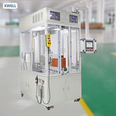 İyi fiyat XWELL MD-ACDW 10000A Ağır Hizmet Pil Paketi Üretim Hattı için Çift Taraflı Punta Kaynak Makinesi online