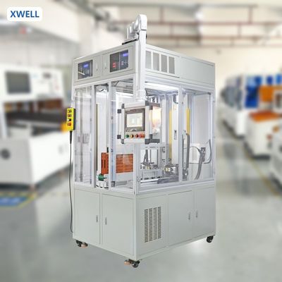 İyi fiyat XW-ADW Otomatik Çift Taraflı Akü Punta Kaynak Makinesi 5000A-10000A 18650-33140 Hücreler için Servo Motor PC Kontrolü çevrimiçi