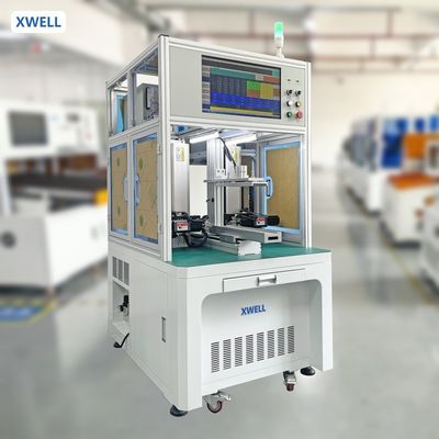 İyi fiyat XW-ADW Otomatik Çifte Yan Pil Nokta Kaynak Makinesi 5000A Servo Motor PC Kontrolü 500x400mm Aralık çevrimiçi