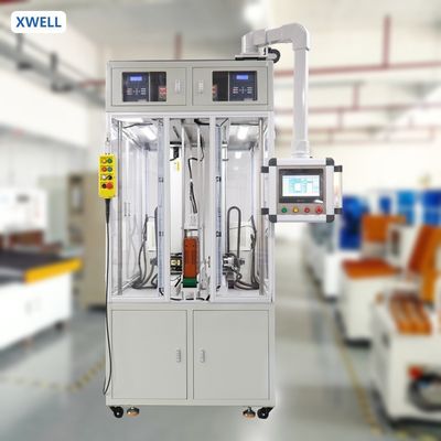 İyi fiyat XWELL MD-ACDW Tam Otomatik Konveyör Akü Paketi Çift Taraflı Punta Kaynak Makinesi 5000A online