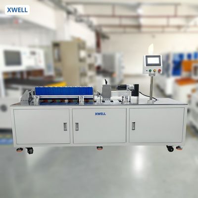 İyi fiyat XW-PC12 Prismatik Pil Modülü Sıkıştırma Makinesi 500kg Basınç 1200mm Vuruş PLC Servo Kontrol çevrimiçi