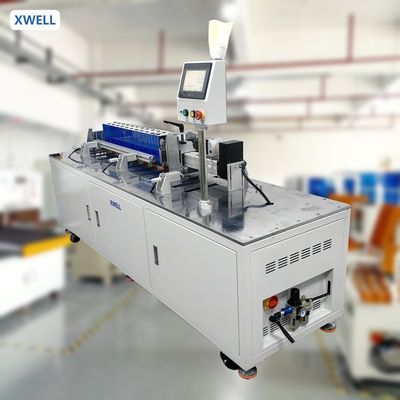 İyi fiyat XW-PC12 Otomatik Prizmatik Pil Sıkıştırma Makinesi 500kg Basınç 1200mm çevrimiçi