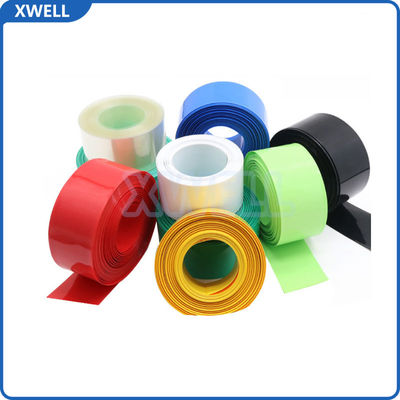 İyi bir fiyat. Colorful Pvc Heat shrink packaging 5Mm-600Mm Flat Width Battery Skin Heat Shrinkable Film Cover For Batteries çevrimiçi
